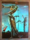 Reproduction of picture on canvas. 74 x 97 cm